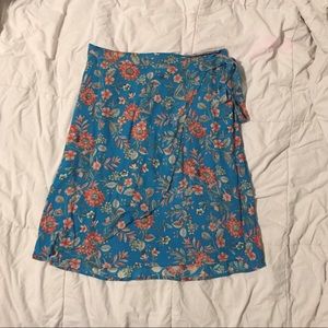 Midi wrap skirt